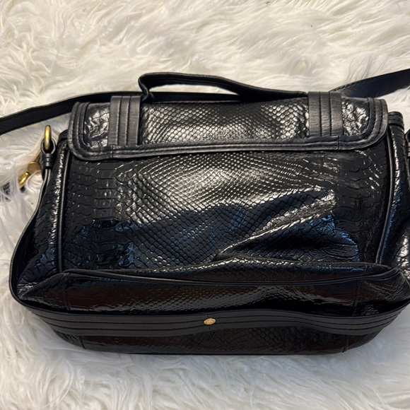 Black Leather Shoulder Bag - Picture 5 of 5